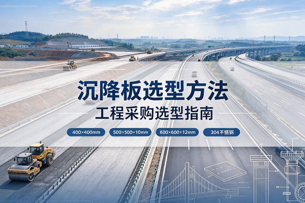 武城沉降板选择方法