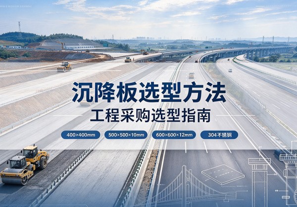 武城沉降板选择方法
